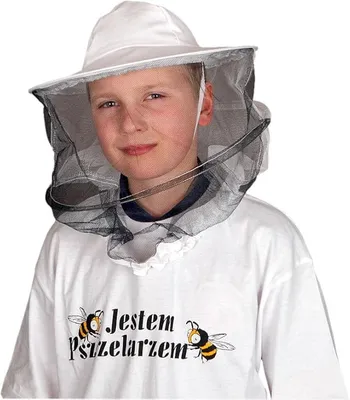 Produktbild von IMKERSHOP Kinder Imkerhut Rundumschutz, Schutz vor Bienenstichen, Hut mit Netz, Bienenschutz mit Schleier, Haube für Imker, Schutzkleidung