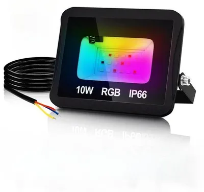 Immagine prodotto di Luci LED RGB con telecomando - 10 Watt - Lampada da lavoro a LED - Illuminazione colorata