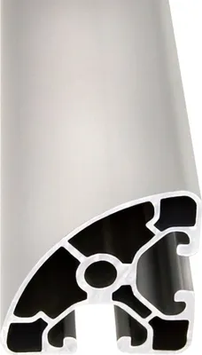 Produktbild von SCHMIDT systemprofile 2000mm Aluminium Profil 40x40mm Nut 8 Eckprofil eloxiert