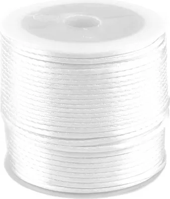 Produktbild von 30m Satinschnur Flechtkordel Kumihimo 1mm, Farbwahl in deinen Lieblingsfarben