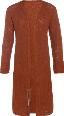 Produktbild von Knit Factory Luna Lange Strickjacke - Terra - 36/38