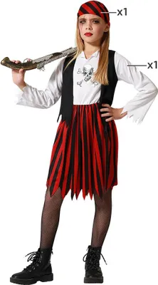 Produktbild von Atosa-70106 Piratenkostüm, braun, 7 bis 9 Jahre alt (70106) ATOSA