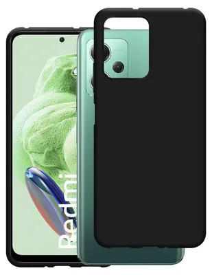 Image de Cazy Coque compatible avec Xiaomi Redmi Note 12 (5G) Coque en Silicone - Coque Flexible - Noir