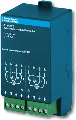 Obrázek produktu pro Busch-Jaeger 6151-0-0191, Akční člen pro žaluzie, IP20, Busch-Jaeger 6151-0-0212 Busch-Jaeger 6151-0-0211, CE, RoHS, AC, 230 V