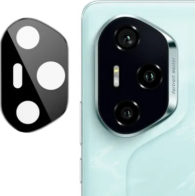 Immagine prodotto di Per Honor 300 Pro / 300 Ultra IMAK Protezione completa della fotocamera Pellicola di vetro nero