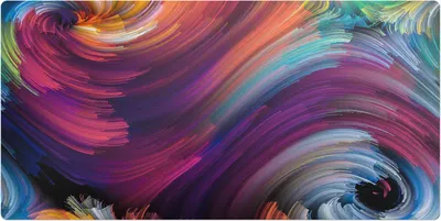 Produktbild von Wirbelnde Farben– Schreibtischunterlage – Schreibtisch Tischunterlage – 120x60 cm – Unterlage Groß Schreibtischmatte