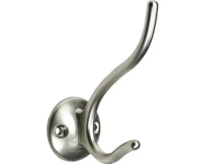 Produktbild von Hettich Hut- und Mantelhaken 8,7 x 3,5 x 7,3 cm  vernickelt - 1 Stück