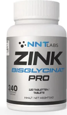 Produktbild von NNT Zink Bisglycinat Pro (60 Tabletten)