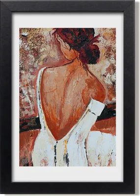 Produktbild von Bild 20x30 MDF-Rahmen, Wandkunst Frau