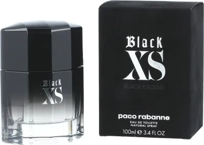 Obrázek produktu pro Rabanne Black XS, Pánské, 100 ml, Nedoplnitelná lahvička, Sprej, 1 kusů