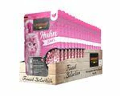 Image de LEONARDO Poulet pur avec huile de saumon 16x 85g