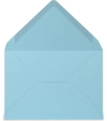 Productafbeelding van Rössler Papier 220705517 Coloretti envelops, formaat C6, 5 stuks, hemelsblauw