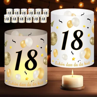 Zdjęcie produktu dla Zestaw 12 lampionów do dekoracji na urodziny