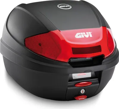 Image de GIVI E300N2B valise top monolock noir rouge 30L