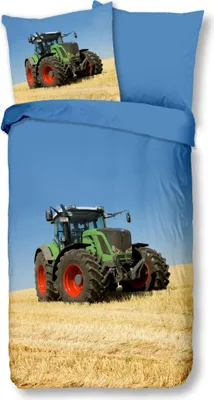 Productafbeelding van Good Morning Kinderdekbedovertrek "tractor" - Multi - (135x200 cm) - Katoen