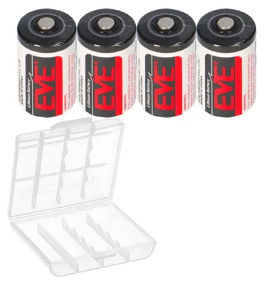Image de 4x EVE pile lithium 3,6V ER14250 1/2 AA ER 14250 + boîte