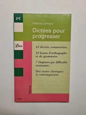 Image de Dictées pour progresser