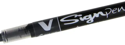 Image de Pilot V Sign Pen - set de 12 stylos noirs