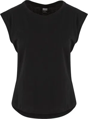 Obrázek produktu pro Dámské tričko Urban Classics Ladies Basic Shaped Tee black - XL