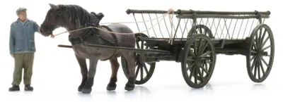Produktbild von Artitec 387.598 - 1/87 / H0 Leiterwagen + Figur - Neu