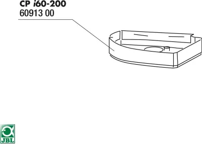Produktbild von JBL Ersatzteil CP i_cl Bodenplatte mit Ventil