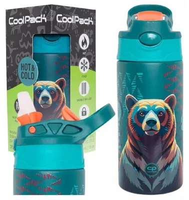 Produktbild von Trinkflasche, Thermosflasche, 350 Ml, Für Die Schule, Für Kinder, Coolpack Für Kinder