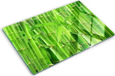 Imagen del producto de Cubierta para placa de cocción – Cubierta para placa de inducción – Placa de vidrio protectora – 80x52 cm – Placas de vidrio protectoras para cocina – Vidrio templado – Bambú