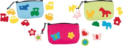 Obrázok produktu pre Filztaschen mit Applikationen zum Selbstgestalten
