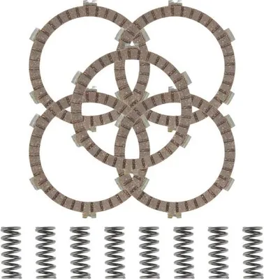 Productafbeelding van Koppelingplaatjes + koppelingveren set voor Zündapp KS 80 WK Touring Super type 530 537 / K SX 80 type 540