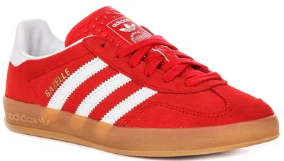 Produktbild von Adidas Gazelle Indoor In Red White For Youth – 4 UK - 36 2/3 EU - 4.5 US / Red White