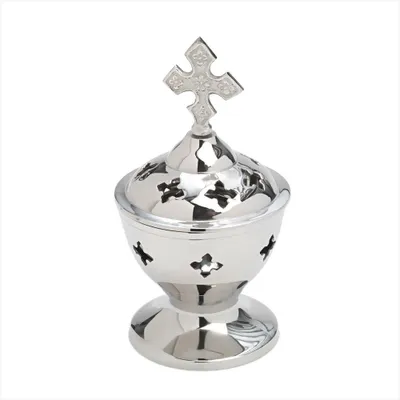 Weihrauchbrenner aus Messing, handgefertigt, 13 cm