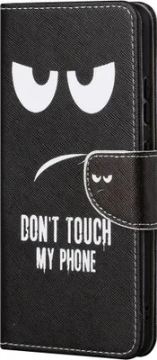 Produktbild von Samsung Galaxy A13 4G Hülle - Coverup Klapphülle - Don't Touch