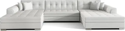 Produktbild von Wohnlandschaft U-Form Vera XXL Sofa mit Schlaffunktion Farbe Soft 17