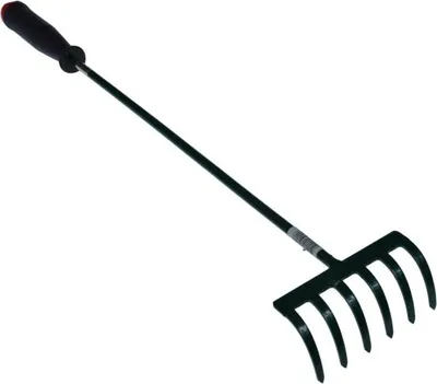 Produktbild von Handrechen 6 Zinken 590mm Blumenrechen Kleinrechen Kleinhäkchen K_25