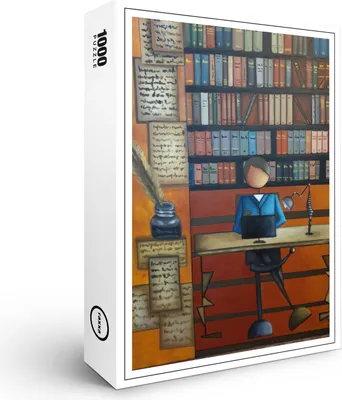 Image de puzzle premium raxxa "L'écrivain", 1000 pièces