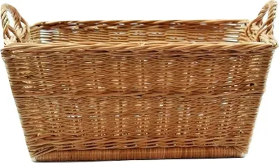 Produktbild von Kaminkorb Holzkorb Kaminholzkorb aus Weide Legno 70 cm