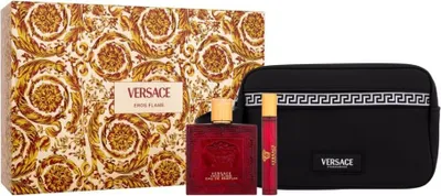 Produktbild von Edp spray 100ml/Travel Spray 10/Bag Versace Eros Flame Giftset