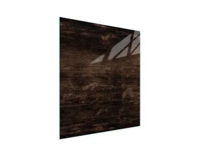 Produktbild von Robustes Glas-Schneidebrett 45x52 cm im Holz-Design, hygienisch und leicht zu reinigen