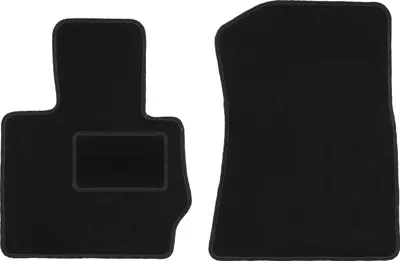 Immagine prodotto di Wielganizator tappetini auto velours anteriori adatto per BMW X3 F25 (2010-2017, SUV) neri, set 2 pz, con fissaggi