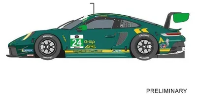 Productafbeelding van Porsche 911 GT3 R van Wright Motorsports, schaalmodel 1:24, digitaal, 124