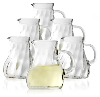 Glaskaraffe 0,2 l, 12er-Set, robust, spülmaschinengeeignet