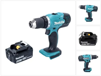 Image de Makita DDF 453 M1 Perceuse-visseuse sans fil 18 V 42 Nm + 1x batterie 4,0 Ah - sans chargeur
