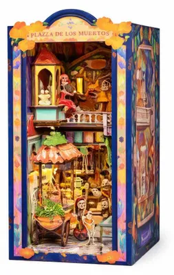 Cutebee, DIY Booknook, Plaza de los Muertos, BJAA405, 18,3x12x23,3cm
