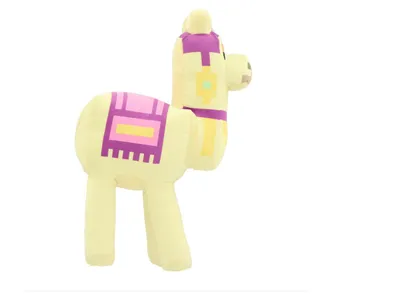Image de Peluche OttoSimon Minecraft Lama 44 cm