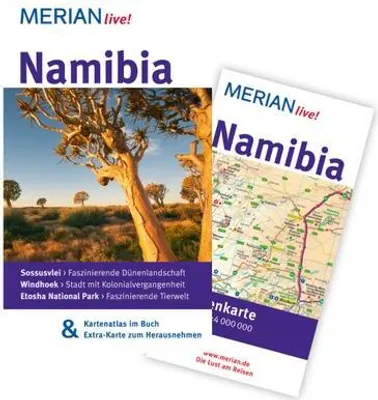 Produktbild von MERIAN live! Reiseführer Namibia: Mit Kartenatlas im Buch und Extra-Karte zum Herausnehmen