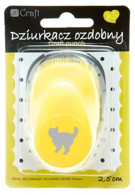 Obrázek produktu pro Ozdobná děrovačka 2,5 cm – kočka – Dalprint dpCraft
