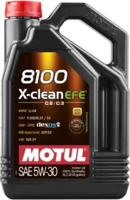 Produktbild von 5 Liter Motoröl Auto Motul 8100 X-Clean EFE C2/C3 5W30 100 % Synthetisch