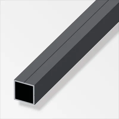 Produktbild von alfer Combitech Quadratrohr Aluminium 2,5 m x 23,5 mm schwarz