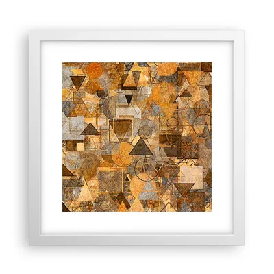 Produktbild von Gerahmtes Poster - Weißer Rahmen - Abstraktion modern - 30x30 cm - Wand Bild - Wanddeko - Wandbilder - Kunstposter - Wandposter - Bilderrahmen - Bilder - Kunstdruck - Wandbild - P2WAC30x30-4021
