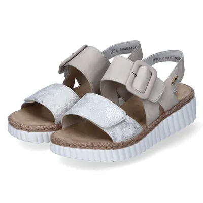 Immagine prodotto di Rieker sandali/sandalette donna beige ecopelle Taglia: 43